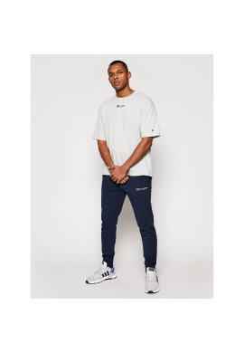 Champion Тишърт Deconstructed C Logo 214420 Сив Custom Fit - Pepit.bg