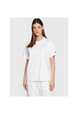 Champion Тишърт Logo 115498 Бял Regular Fit - Pepit.bg