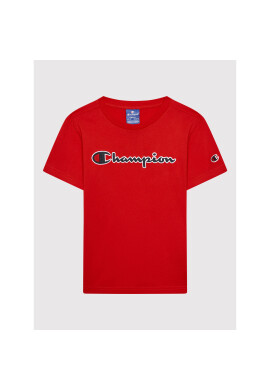 Champion Тишърт Logo 305770 Червен Regular Fit - Pepit.bg