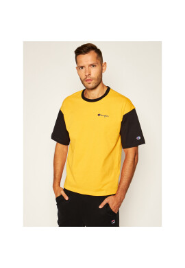 Champion Тишърт Manica Logo 214285 Жълт Regular Fit - Pepit.bg