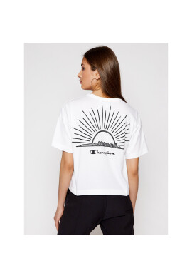 Champion Тишърт Natural Elements Print 114168 Бял Oversize - Pepit.bg