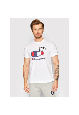Champion Тишърт PEANUTS Todd Snyder 217808 Бял Regular Fit - Pepit.bg