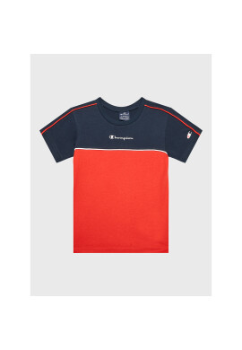 Champion Тишърт Piping Block 306148 Червен Regular Fit - Pepit.bg