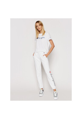 Champion Тишърт Script Logo 110992 Бял Heritage Fit - Pepit.bg