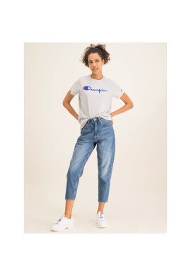 Champion Тишърт Script Logo 110992 Сив Regular Fit - Pepit.bg