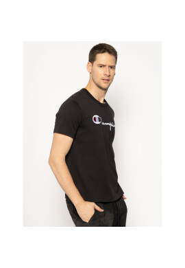 Champion Тишърт Script Logo 210972 Черен Regular Fit - Pepit.bg