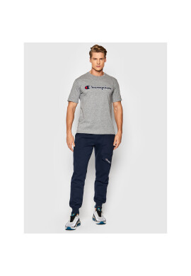 Champion Тишърт Script Logo 216473 Сив Comfort Fit - Pepit.bg