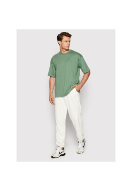 Champion Тишърт Script Logo 217071 Зелен Comfort Fit - Pepit.bg