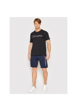 Champion Тишърт Script Logo 217814 Черен Regular Fit - Pepit.bg