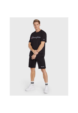 Champion Тишърт Script Logo Embroidery 218007 Черен Regular Fit - Pepit.bg