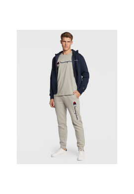 Champion Тишърт Script Logo Embroidery 218007 Сив Regular Fit - Pepit.bg