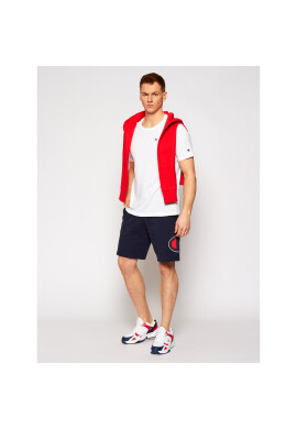 Champion Тишърт Small C Logo 214674 Бял Custom Fit - Pepit.bg