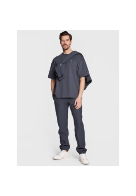 Champion Тишърт Small C Logo 216548 Сив Custom Fit - Pepit.bg