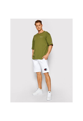 Champion Тишърт Small Script Logo 214282 Зелен Custom Fit - Pepit.bg