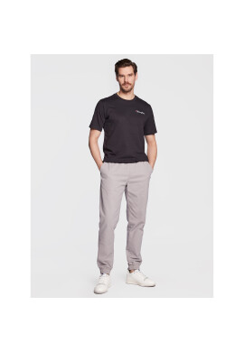 Champion Тишърт Small Script Logo Embroidery 218006 Черен Regular Fit - Pepit.bg