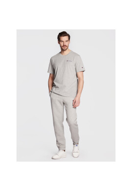 Champion Тишърт Small Script Logo Embroidery 218006 Сив Regular Fit - Pepit.bg