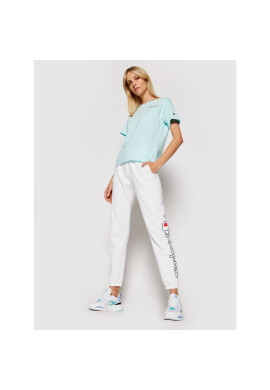 Champion Тишърт Small Vintage Script Logo 113090 Син Custom Fit - Pepit.bg