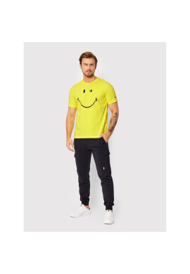 Champion Тишърт SMILEY 218226 Жълт Regular Fit - Pepit.bg
