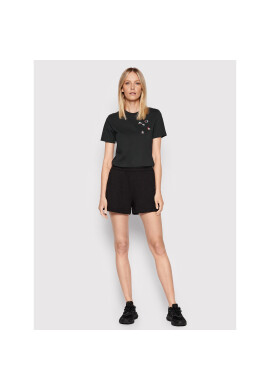 Champion Тишърт Stitched With Love 115598 Черен Regular Fit - Pepit.bg