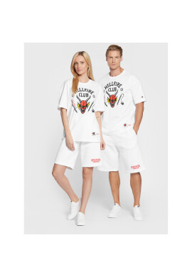 Champion Тишърт Unisex STRANGER THINGS 217791 Бял Custom Fit - Pepit.bg