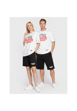 Champion Тишърт Unisex STRANGER THINGS 217791 Бял Custom Fit - Pepit.bg