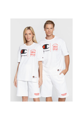 Champion Тишърт Unisex STRANGER THINGS 217791 Бял Custom Fit - Pepit.bg