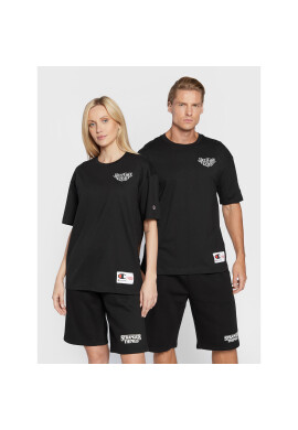 Champion Тишърт Unisex STRANGER THINGS 217791 Черен Custom Fit - Pepit.bg