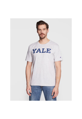 Champion Тишърт University Logo 218351 Сив Regular Fit - Pepit.bg