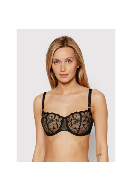 Chantelle Сутиен балконет Fleurs C12M50 Черен - Pepit.bg