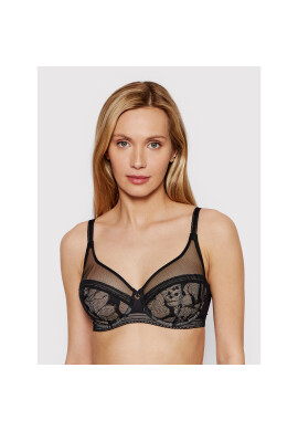 Chantelle Сутиен с банели True Lace C11M10 Черен - Pepit.bg