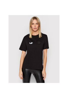 Chiara Ferragni Тишърт 71CBHT01 Черен Regular Fit - Pepit.bg