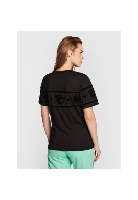 Chiara Ferragni Тишърт 73CBHT08 Черен Regular Fit - Pepit.bg