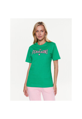 Chiara Ferragni Тишърт 74CBHT02 Зелен Regular Fit - Pepit.bg