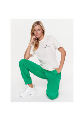 Chiara Ferragni Тишърт 74CBHT04 Екрю Regular Fit - Pepit.bg