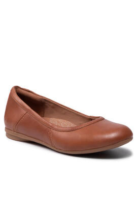 Clarks Балеринки Canebay Plain 261614744 Кафяв - Pepit.bg