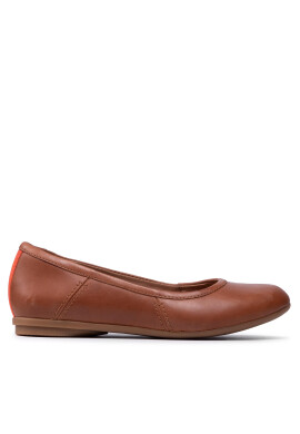 Clarks Балеринки Canebay Plain 261614744 Кафяв - Pepit.bg