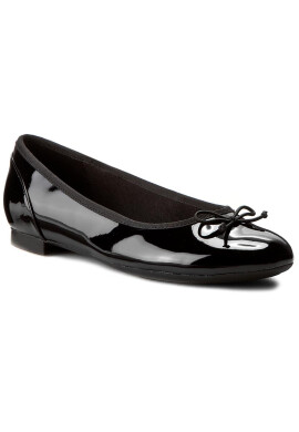 Clarks Балеринки Couture Bloom 261154754 Черен - Pepit.bg