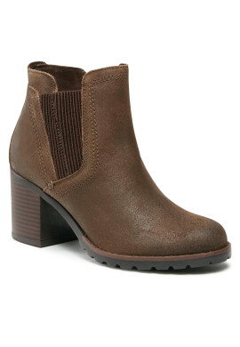 Clarks Боти Leda Up 261749634 Каки - Pepit.bg