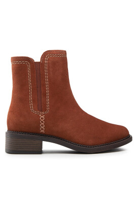 Clarks Боти Maye Zip 261680484 Кафяв - Pepit.bg