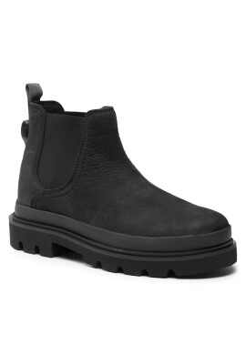 Clarks Боти тип челси Badell Top 261734187 Черен - Pepit.bg