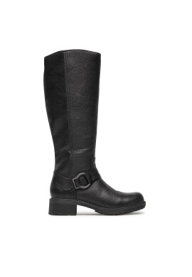 Clarks Ботуши Hearth Rae 261742414 Черен - Pepit.bg
