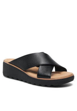 Clarks Чехли Jillian Gem 261575854 Черен - Pepit.bg