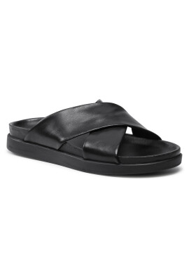 Clarks Чехли Sunder Cross 261479787 Черен - Pepit.bg