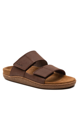 Clarks Чехли Pilton Strap 261658307 Кафяв - Pepit.bg
