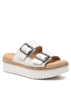 Clarks Еспадрили Lana Beach 261653944 Бял - Pepit.bg