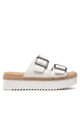 Clarks Еспадрили Lana Beach 261653944 Бял - Pepit.bg