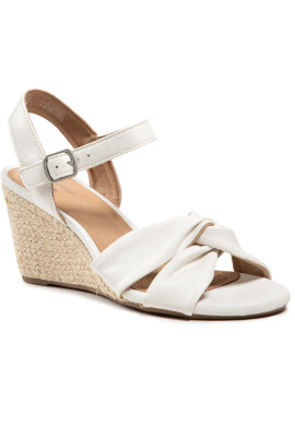 Clarks Еспадрили Margee Beth 261606044 Бял - Pepit.bg