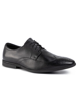 Clarks Обувки Bampton Wing 261452927 Черен - Pepit.bg