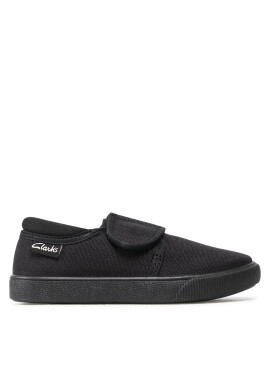 Clarks Пантофи Hopper Run 261143307 Черен - Pepit.bg