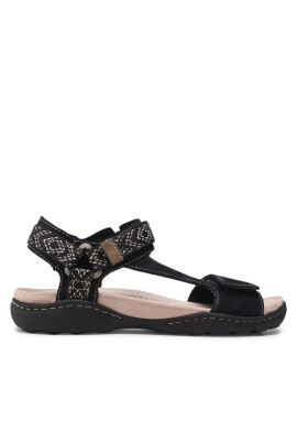Clarks Сандали Amanda Step 261653364 Черен - Pepit.bg